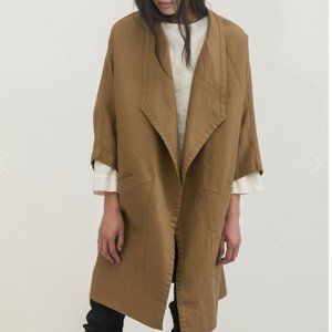 Elizabeth Suzann Harper Jacket in Clay Cotton Canvas - OSM